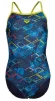 Купальник Arena DALY SWIMSUIT LIGHT DROP BACK лайм, синій, білий, рожевий Діт 128 см - 1