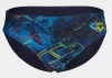 Плавки Arena DALY SWIM BRIEFS темно-синій, синій, бірюзовий, жовтий Діт - 1
