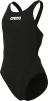 Купальник закритий для дівчат Arena TEAM SWIMSUIT SWIM TECH SOLID чорний Діт 116 см - 1