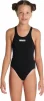 Купальник закритий для дівчат Arena TEAM SWIMSUIT SWIM TECH SOLID чорний Діт 116 см - 2