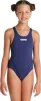 Купальник закритий для дівчат Arena TEAM SWIMSUIT SWIM TECH SOLID темно-синій дитячий 140 см (004764-750) - 1