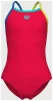 Купальник закритий для дівчат Arena SWIMSUIT LIGHT DROP SOLID червоний Діт 140 см - 1