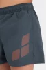 Шорти для плавання Arena BEACH SHORT LOGO R сірий, помаранчевий Діт - 3