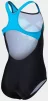 Купальник закритий для дівчат Arena MULTI PIXELS SWIMSUIT SWIM PRO чорний, синій, блакитний Діт 128с - 3