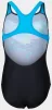 Купальник закритий для дівчат Arena MULTI PIXELS SWIMSUIT SWIM PRO чорний, синій, блакитний Діт 128с - 4