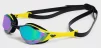 Окуляри для плавання Arena COBRA EDGE SWIPE MIRROR чорний, жовтий Уні OSFM - 1