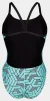 Купальник закритий для жінок Arena ESCAPE SWIMSUIT CHALLENGE BACK бірюзовий, чорний Жін - 4