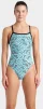 Купальник закритий для жінок Arena ESCAPE SWIMSUIT CHALLENGE BACK бірюзовий, чорний Жін - 5