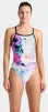 Купальник закритий для жінок Arena AIRBRUSH SWIMSUIT CHALLENGE BA білий, чорний, мультикольор Жін 38 - 5