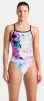 Купальник закритий для жінок Arena AIRBRUSH SWIMSUIT CHALLENGE BA білий, чорний, мультикольор Жін - 5