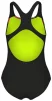 Купальник закритий для дівчат Arena PALETTE SWIMSUIT SWIM PRO BACK кораловий, чорний Діт 128 см - 4