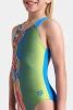 Купальник для дівчат Arena PALETTE SWIMSUIT SWIM PRO BACK блакитний, жовтий, мультикольор Діт - 7