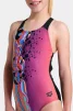 Купальник для дівчат Arena PALETTE SWIMSUIT SWIM PRO BACK рожевий, чорний, мультикольор Діт 116 см - 7