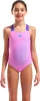 Купальник закритий для дівчат Arena DIM LIGHT SWIMSUIT SWIM PRO BA рожевий, фіолетовий дитячий 128 см (008104-980) - 1