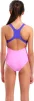 Купальник закритий для дівчат Arena DIM LIGHT SWIMSUIT SWIM PRO BA рожевий, фіолетовий дитячий 128 см (008104-980) - 2