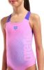 Купальник закритий для дівчат Arena DIM LIGHT SWIMSUIT SWIM PRO BA рожевий, фіолетовий дитячий 128 см (008104-980) - 3