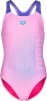 Купальник закритий для дівчат Arena DIM LIGHT SWIMSUIT SWIM PRO BA рожевий, фіолетовий дитячий 128 см (008104-980) - 6