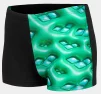 Плавки-боксери для хлопців Arena FOAM SWIM SHORT чорний, зелений, бірюзовий Діт 140 см - 2