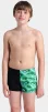 Плавки-боксери для хлопців Arena FOAM SWIM SHORT чорний, зелений, бірюзовий Діт 140 см - 5