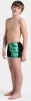 Плавки-боксери для хлопців Arena FOAM SWIM SHORT чорний, зелений, бірюзовий Діт - 6