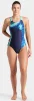 Купальник закритий для жінок Arena DREAMHLINE SWIMSUIT V BACK синій, бірюзовий Жін 36 - 6