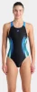 Купальник закритий для жінок Arena BREATH SWIMSUIT V BACK LB синій, чорний, бірюзовий Жін 36 - 5