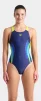 Купальник закритий для жінок Arena BREATH SWIMSUIT V BACK LB чорний, жовтий, зелений, синій Жін - 5
