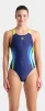 Купальник закритий для жінок Arena BREATH SWIMSUIT V BACK LB чорний, жовтий, зелений, синій Жін 38 - 5