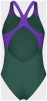 Купальник закритий для жінок Arena BRIGHT GLARE SWIMSUIT V BACK зелений Жін - 2
