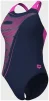 Купальник закритий для жінок Arena BRIGHT GLARE SWIMSUIT V BACK фіолетовий Жін - 2