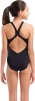Купальник закритий для дівчат Arena MULTI COLOURS SWIMSUIT V BACK блакитний, чорний дитячий 128 см (009007-509) - 2