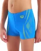 Плавки-шорти для хлопчиків Arena POSEIDONIA SWIM SHORT блакитний, жовтий дитячий 128 см (009008-806) - 4