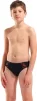 Плавки-сліпи для хлопчиків Arena POSEIDONIA SWIM BRIEFS чорний, кораловий дитячий 128 см (009009-504) - 1