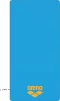 Рушник Arena MICROFIBER GYM TOWEL блакитний 100 х 50 см (009054-830) - 2