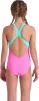 Купальник закритий для дівчат Arena TALES SWIMSUIT V BACK рожевий, бірюзовий дитячий 116 см (009085-980) - 2