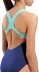Купальник закритий для дівчат Arena SPRAY PAINT SWIMSUIT SWIM PRO синій, рожевий, жовтий дитячий 128 см (010286-740) - 4