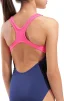 Купальник закритий для дівчат Arena LOGO SWIMSUIT SWIM PRO синій дитячий 140 см (010287-590) - 3