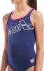 Купальник закритий для дівчат Arena LOGO SWIMSUIT SWIM PRO синій дитячий 140 см (010287-590) - 4