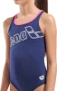 Купальник закритий для дівчат Arena LOGO SWIMSUIT SWIM PRO синій дитячий 128 см (010287-590) - 4