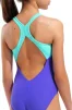 Купальник закритий для дівчат Arena GRAPHIC SWIMSUIT V BACK фіолетовий, рожевий дитячий 140 см (010407-880) - 5