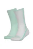 Шкарпетки Puma GIRLS MESH SOCK 2P ментоловий, білий Діт 35-38 - 1