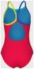 Купальник закритий для дівчат Arena SWIMSUIT LIGHT DROP SOLID червоний Діт 128 см - 2