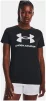 Футболка UA W SPORTSTYLE LOGO SS чорний Жін MD - 1