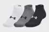 Шкарпетки Under Armour Core Low Cut 3pk чорний, сірий, білий Уні MD - 1
