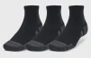 Шкарпетки Under Armour Performance Tech 3pk Qtr чорний Уні LG - 1