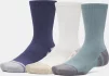 Шкарпетки Under Armour Performance Tech 3pk Crew синій, бежевий, бірюзовий LG (1379512-587) - 1