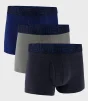 Труси Under Armour M Perf Cotton 3in синій, сірий, темно-синій LG (1383891-410) - 1