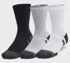 Шкарпетки Under Armour Unisex Perf Tech 6pk Crew чорний, сірий, білий Уні MD - 1