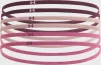 Пов'язка на голову UA W MINI ELASTIC 6PK рожевий, пудровий, бордовий жіночий One Size (1389932-602) - 1