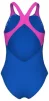 Купальник для дівчат Arena PASTIME SWIMSUIT V BACK синій, рожевий, бірюзовий Діт 116 см - 8